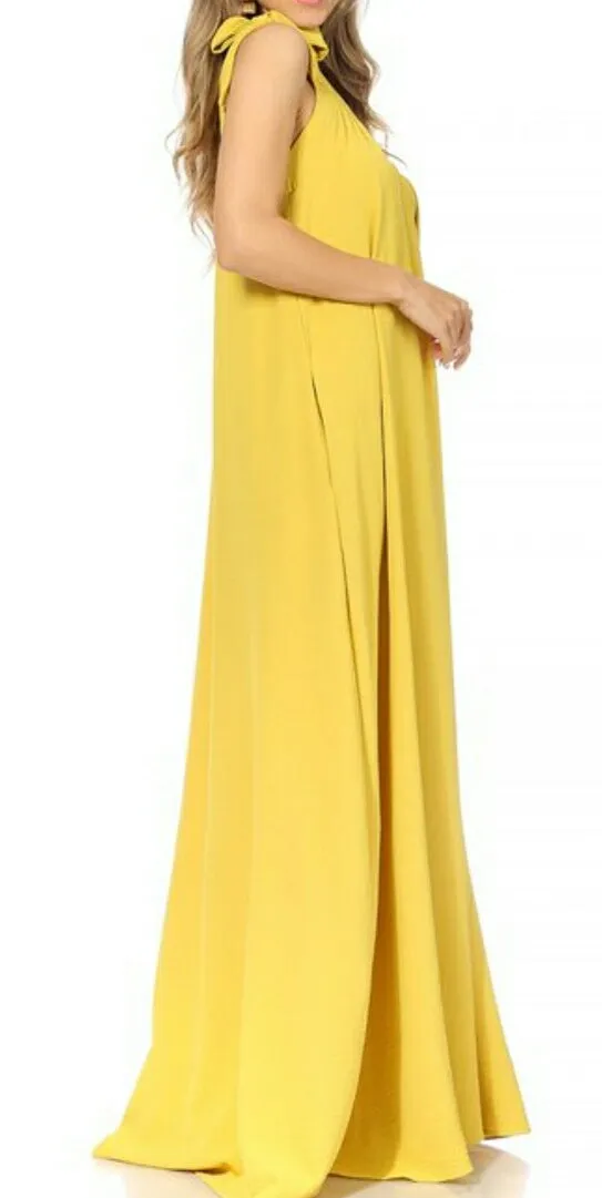 Orange You Glad 1 Shoulder Maxi Dress