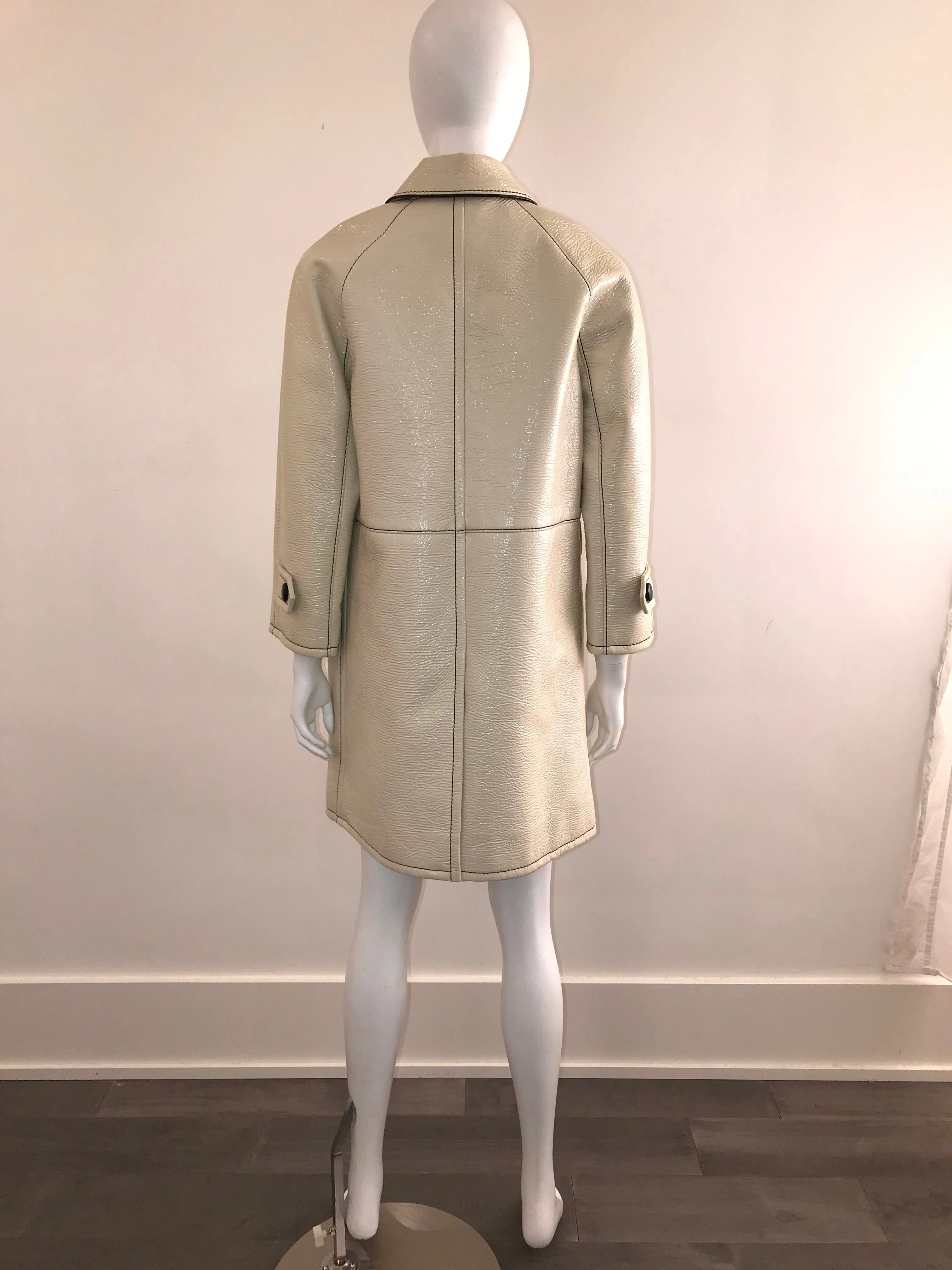 Patent Single Breasted Jacket
