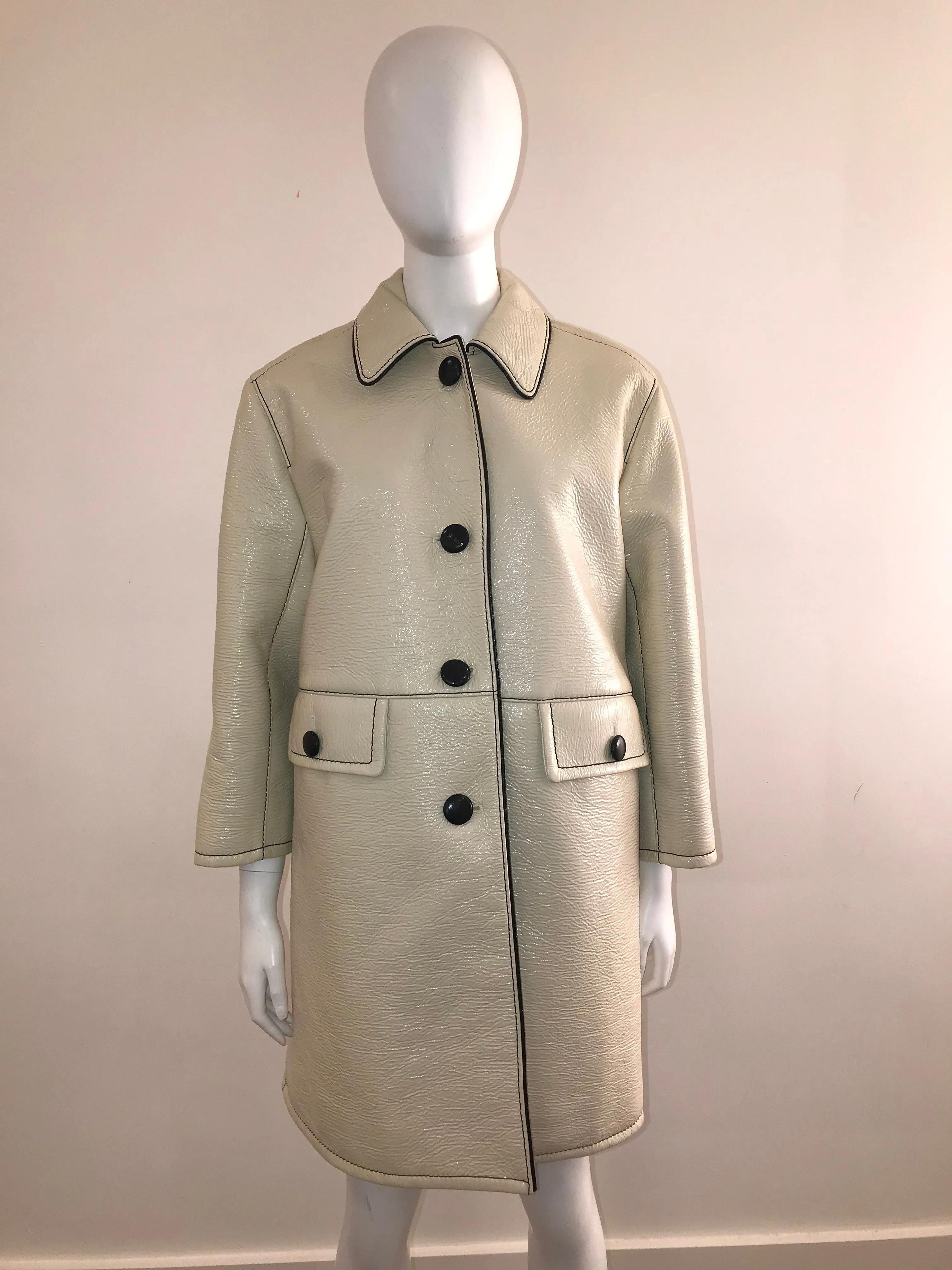Patent Single Breasted Jacket