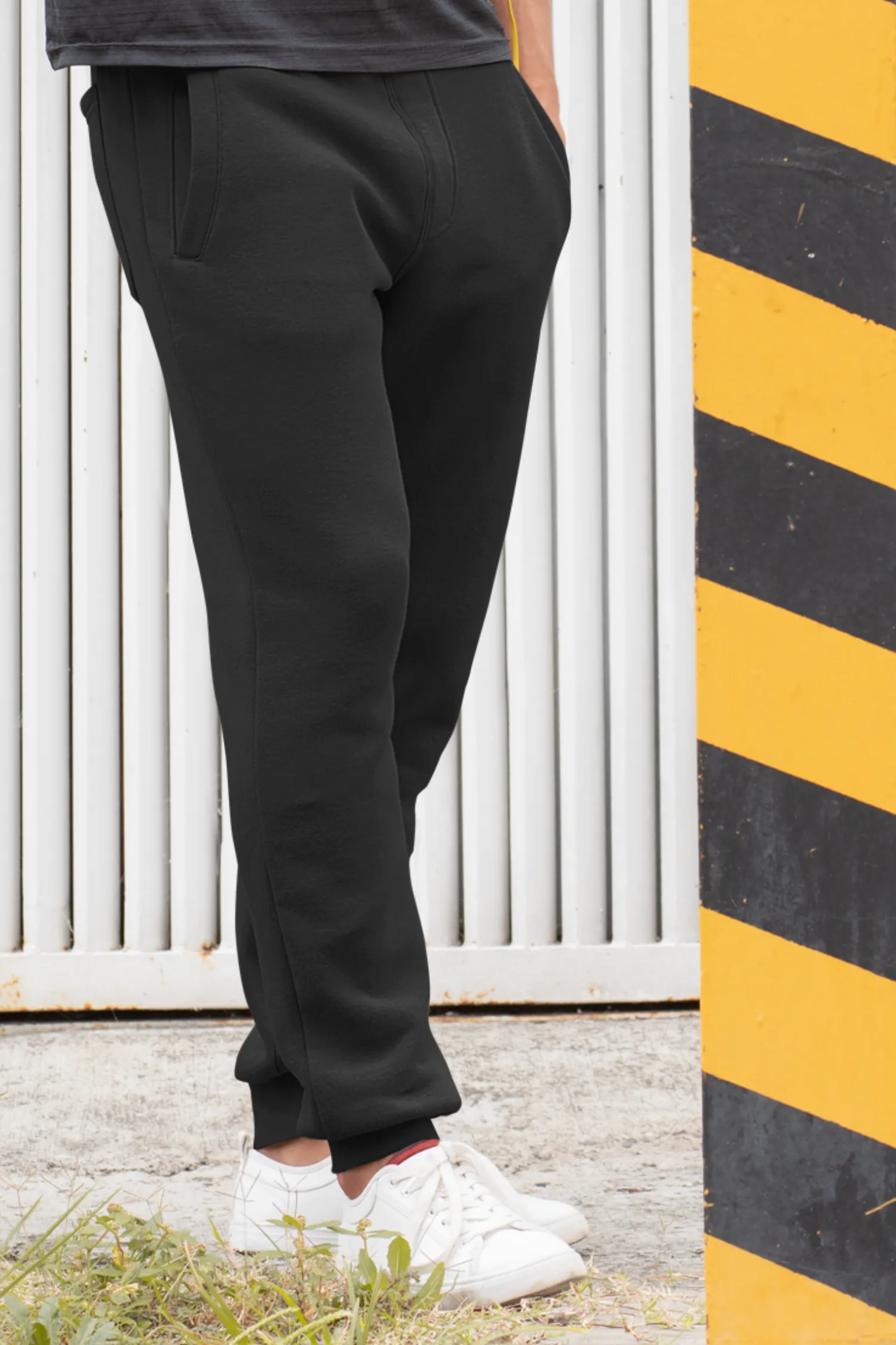 Plain Black Women Jogger Pants