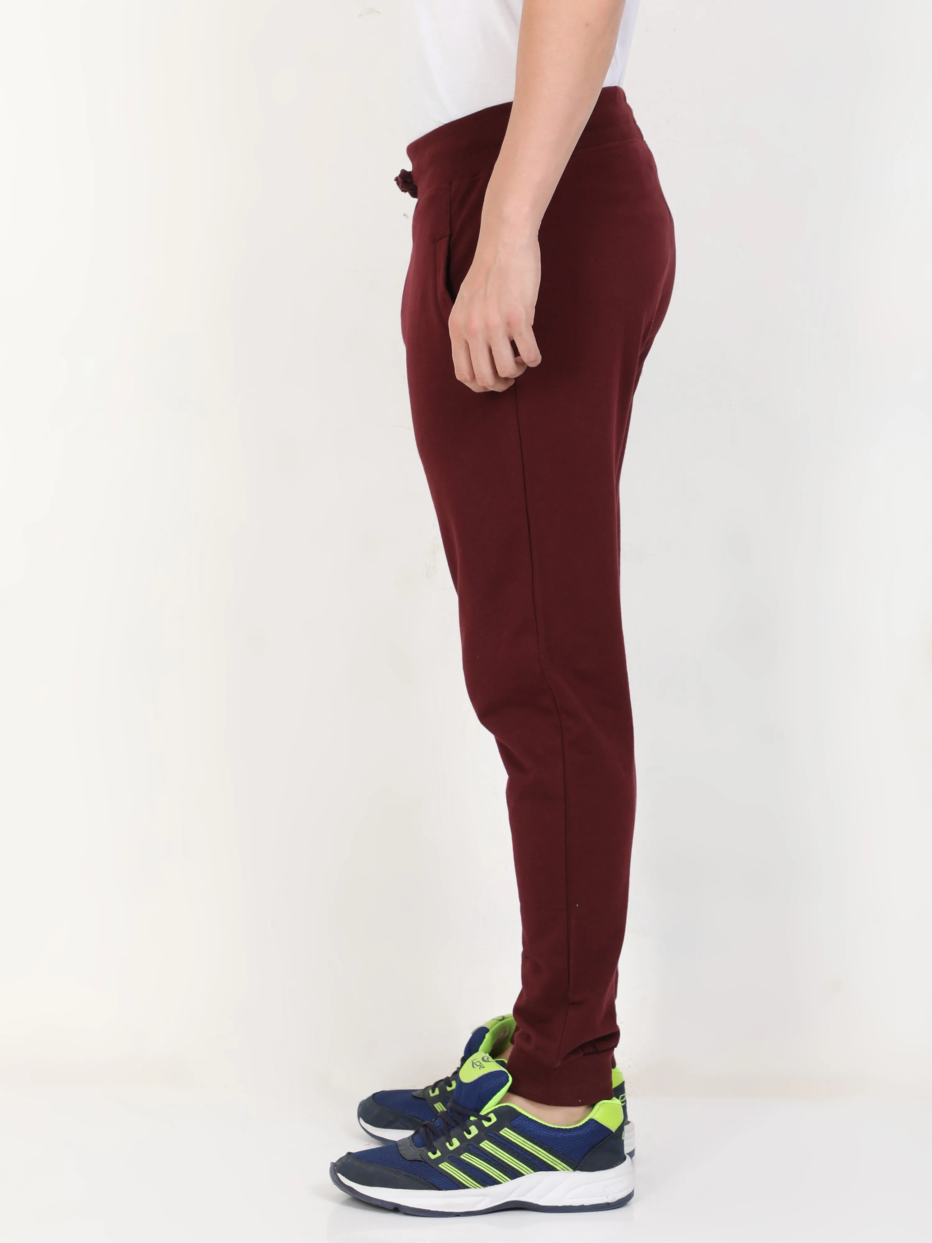 Plain Maroon Jogger Pants