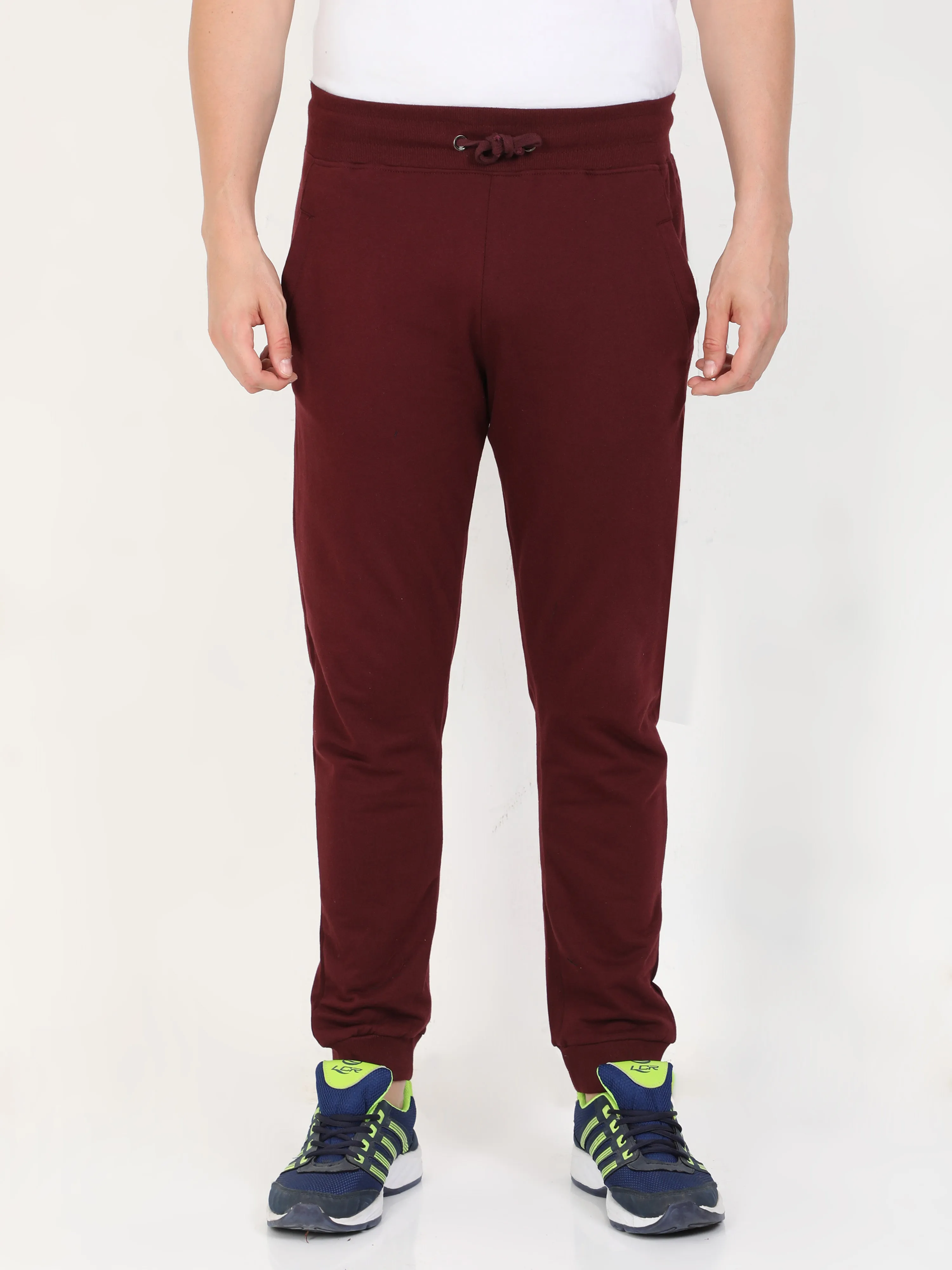 Plain Maroon Jogger Pants