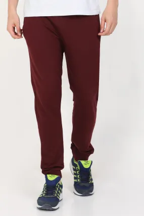 Plain Maroon Jogger Pants