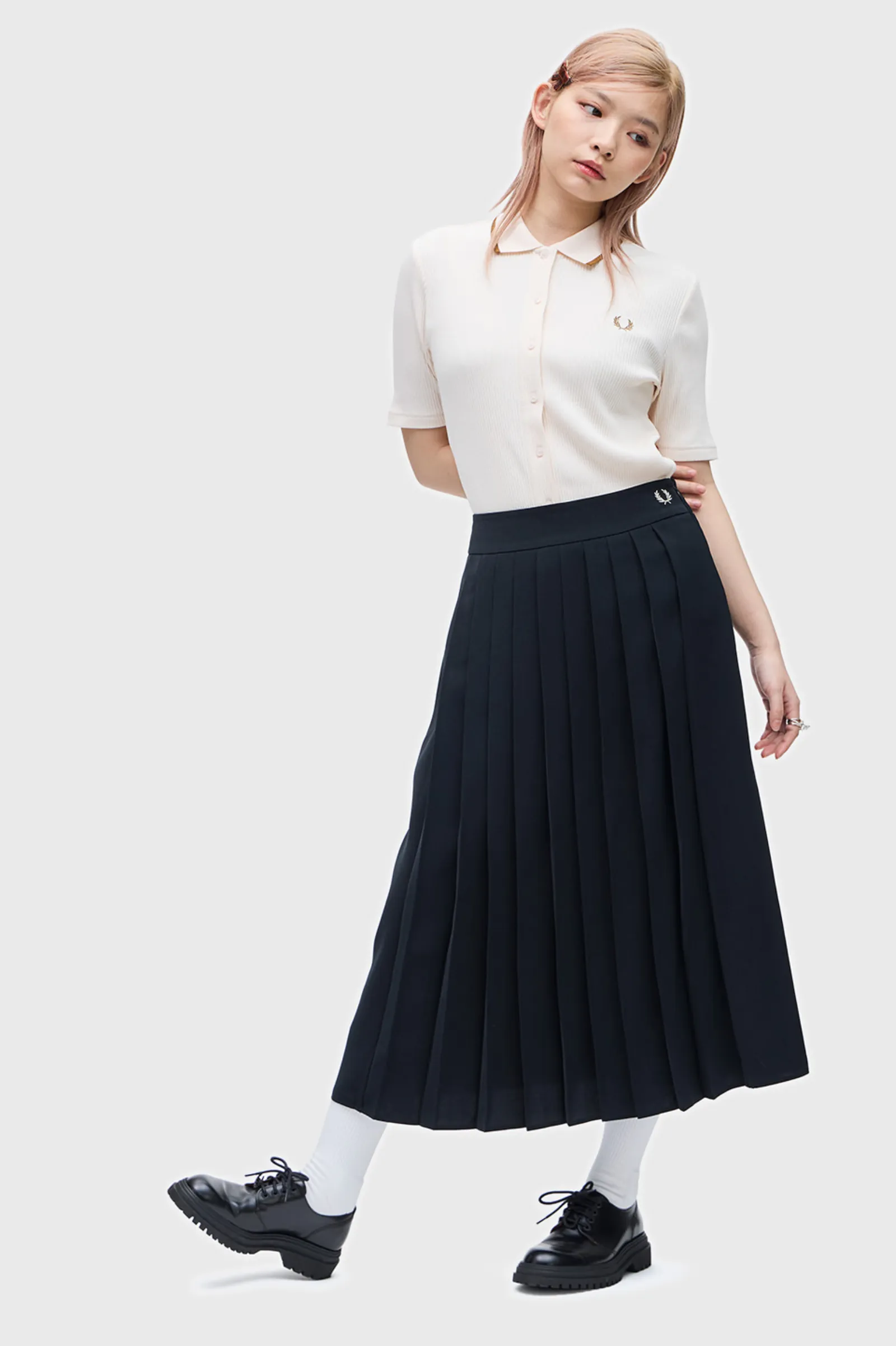 PLEATED SKIRT  SKIRT