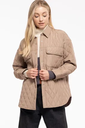 Quilted Jacket With Pockets