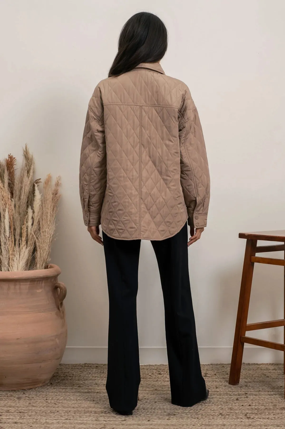 Quilted Jacket With Pockets
