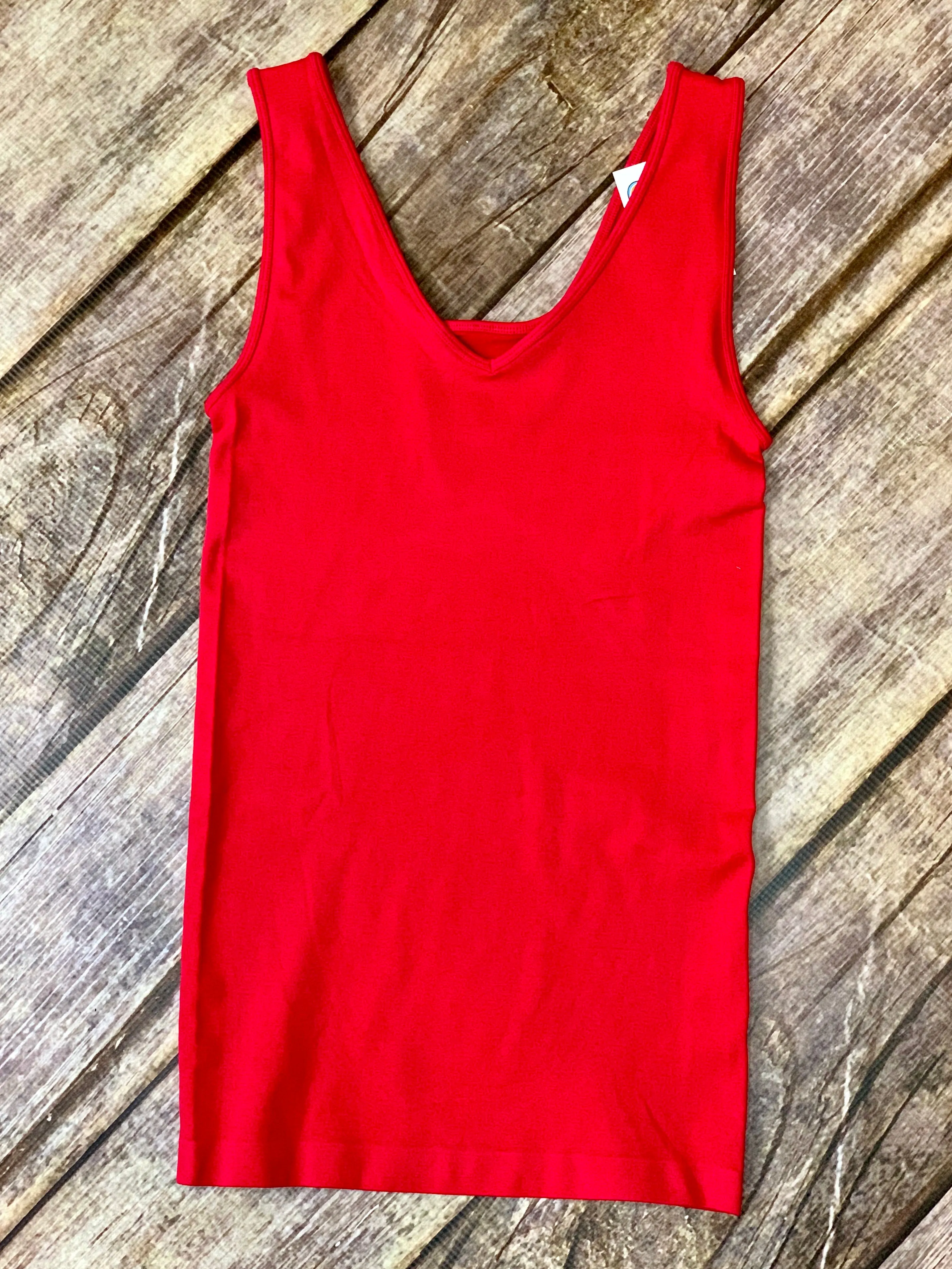 Red Reversible Tank