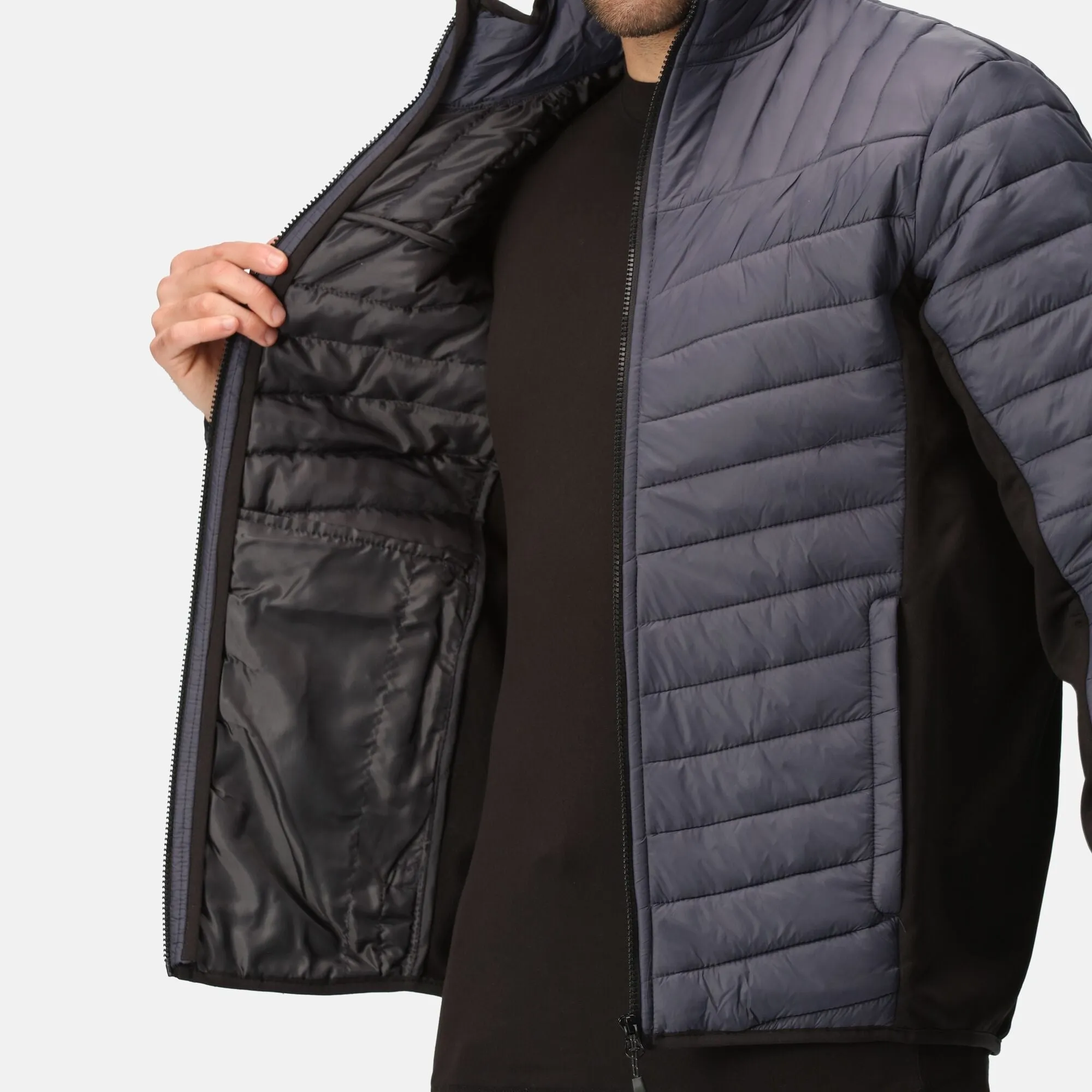 Regatta Tourer Men's Hybrid Jacket | Lightweight | Showerproof | Navy or Black | S-3XL