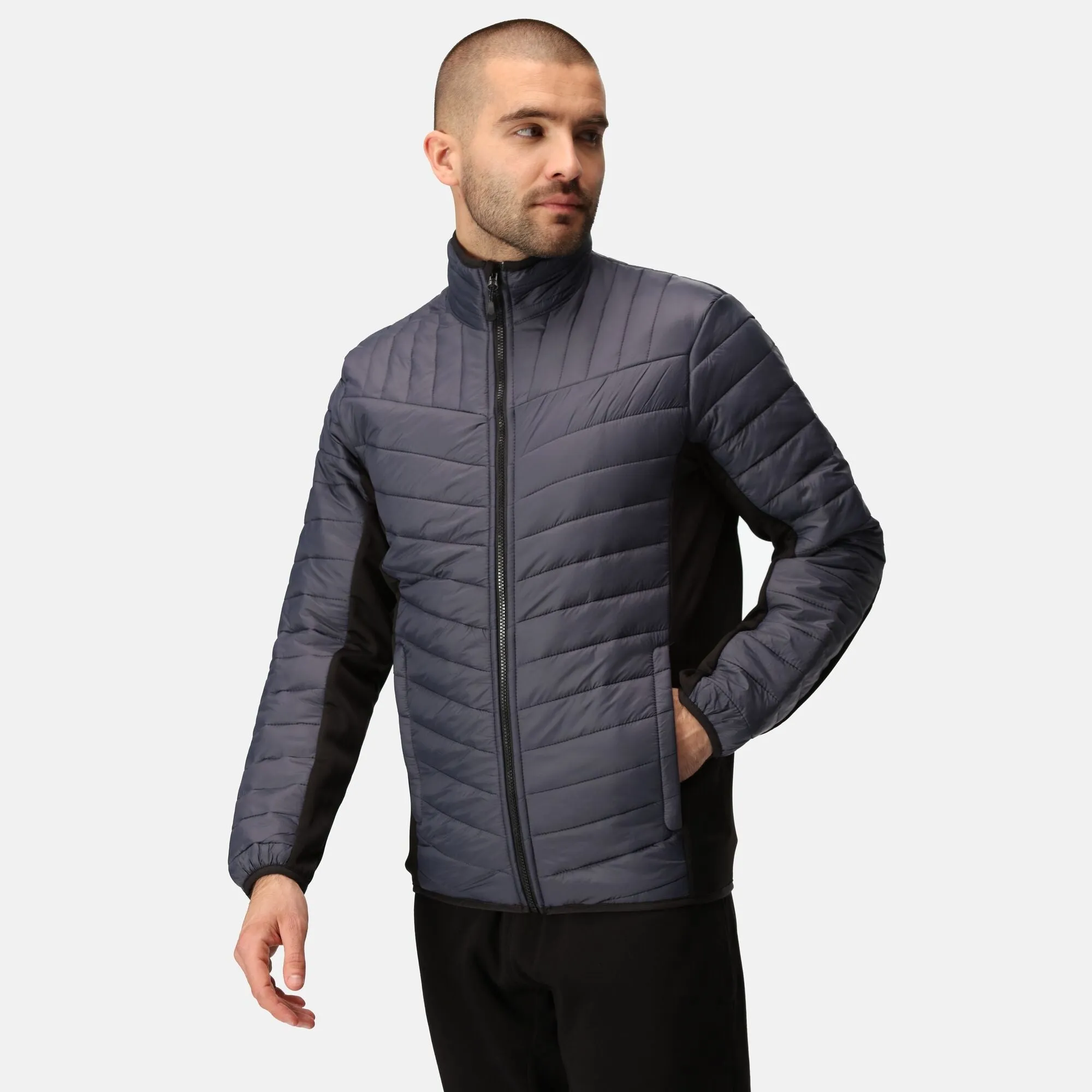 Regatta Tourer Men's Hybrid Jacket | Lightweight | Showerproof | Navy or Black | S-3XL