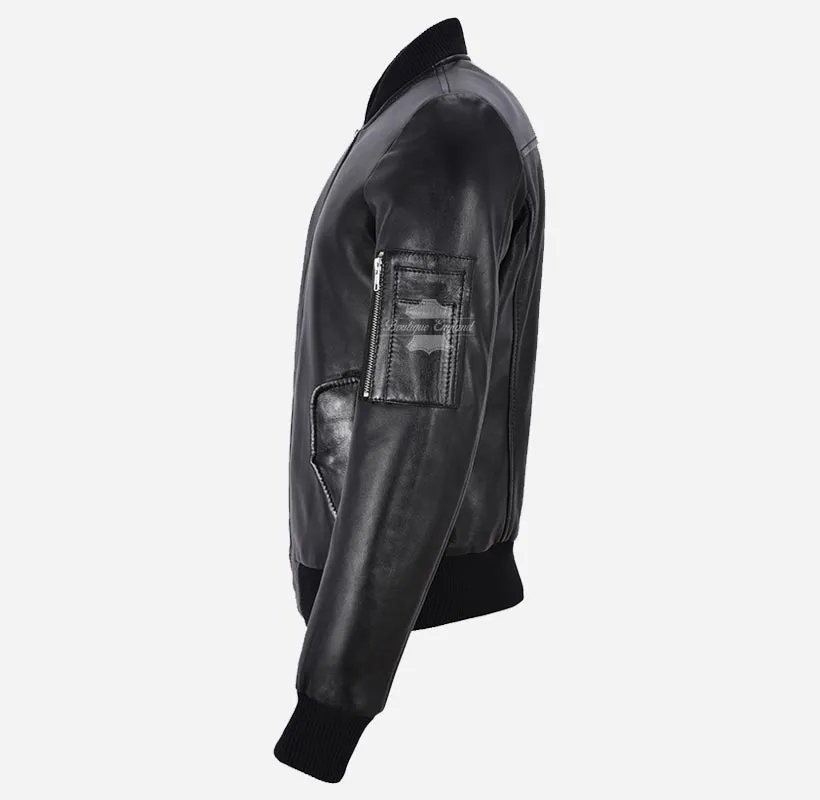 RIVERBROOK Ladies Leather Bomber Jacket Casual Fashion Jacket