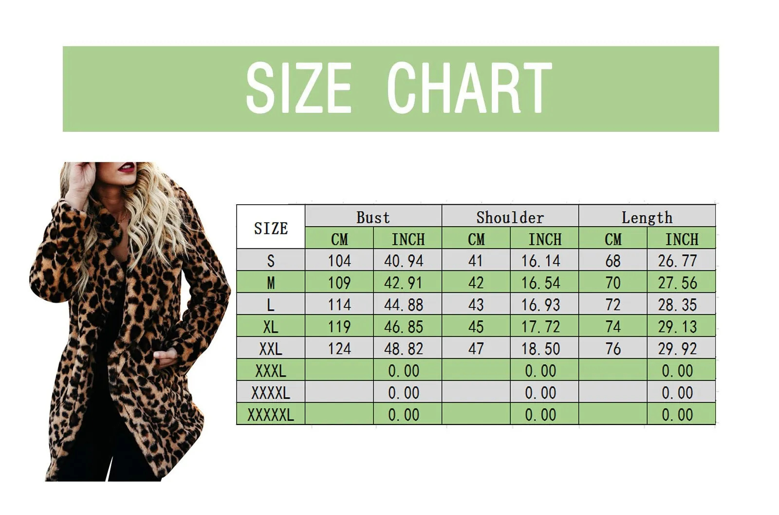S, M, L, XL, XXL Leopard Faux-fur Long Sleeve Waistcoat Hoodie