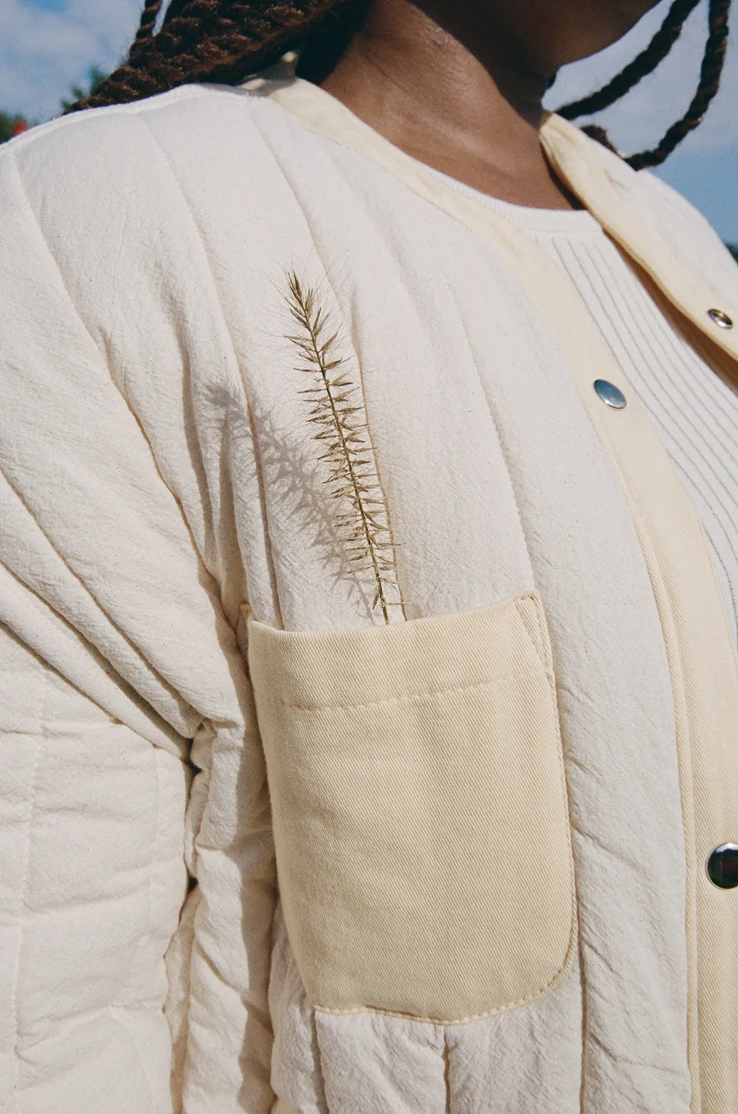 Sawyer Quilted Jacket Mellow Yellow