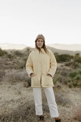 Sawyer Quilted Jacket Mellow Yellow