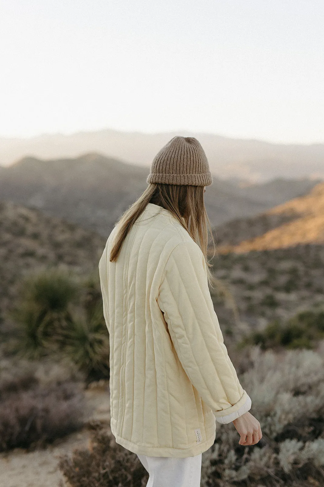 Sawyer Quilted Jacket Mellow Yellow