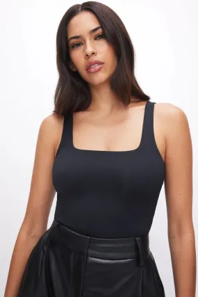 Scuba Modern Tank Bodysuit Black - Good American