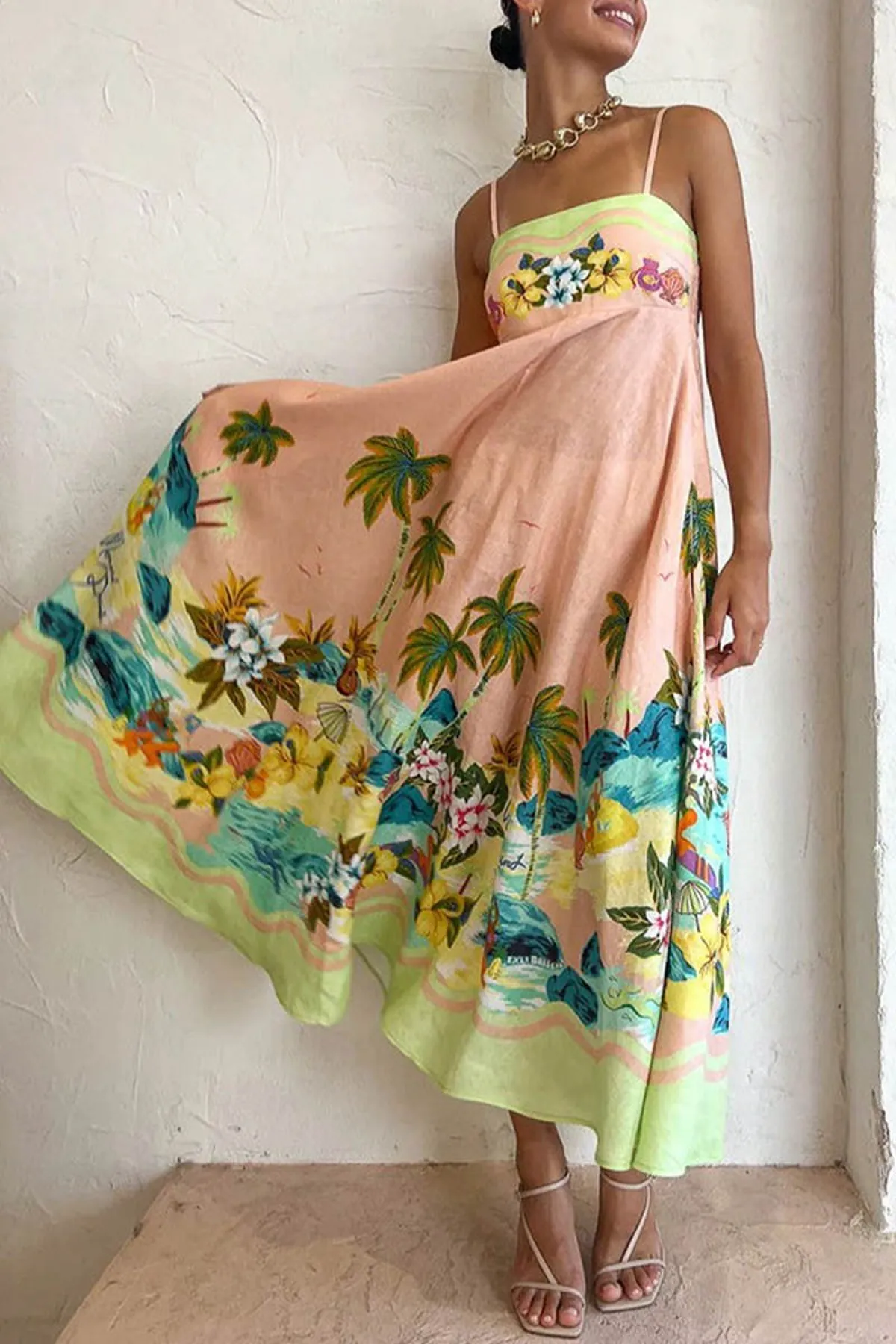 Sipping On Sunshine Maxi Dress
