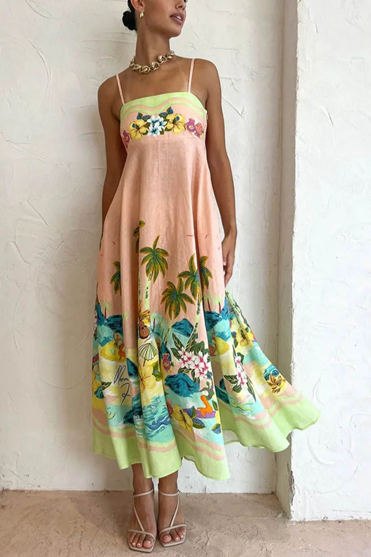 Sipping On Sunshine Maxi Dress