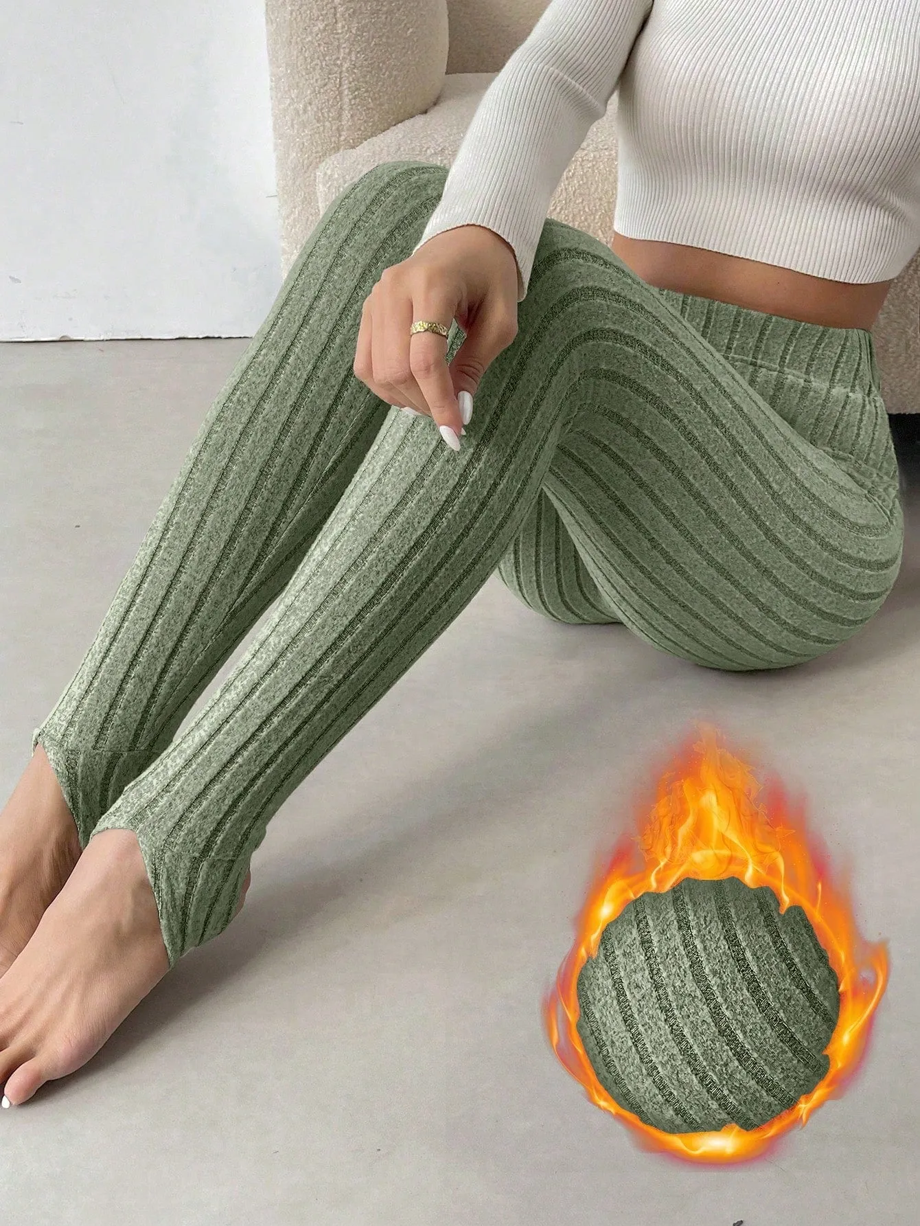 Solid Thermal Leggings