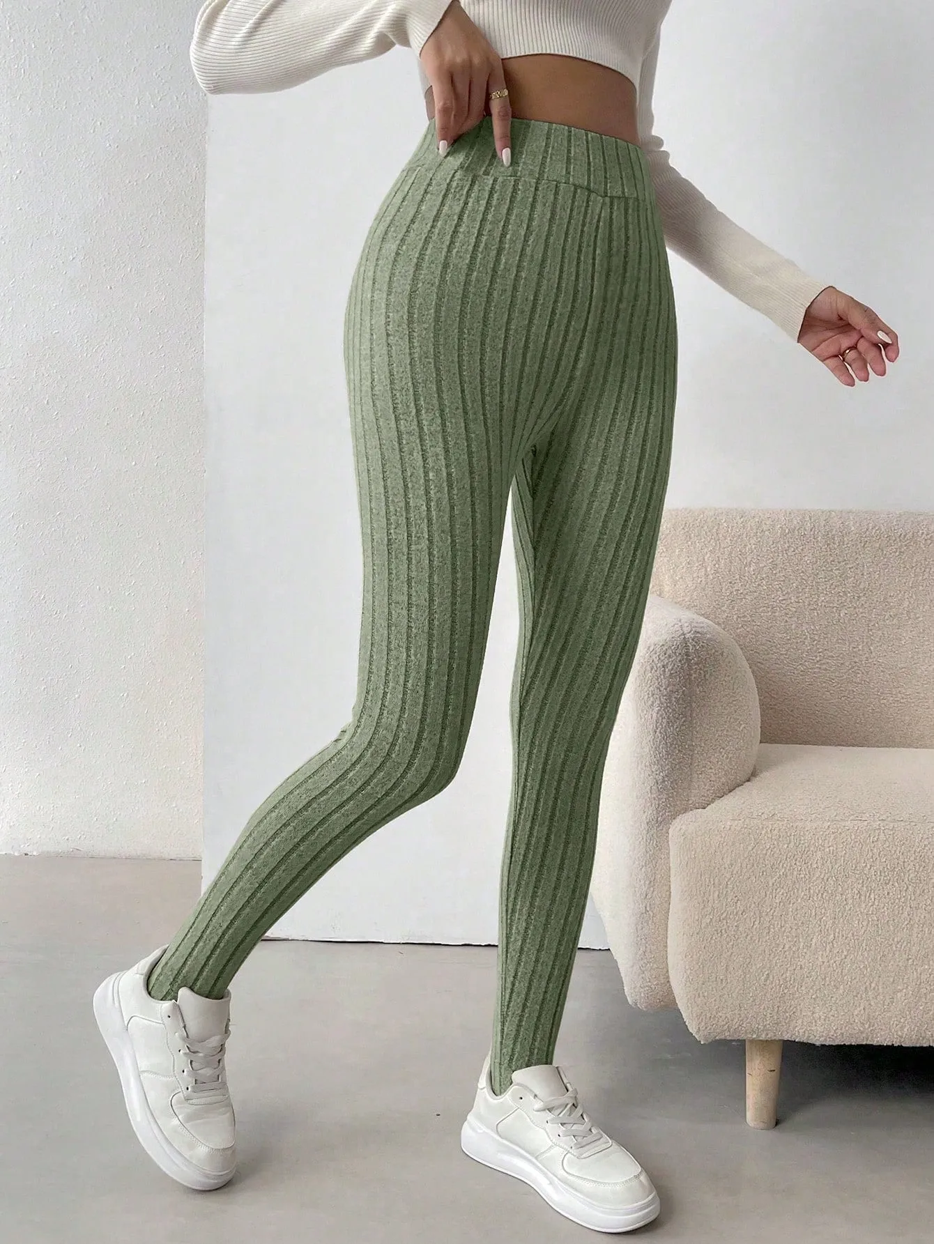 Solid Thermal Leggings