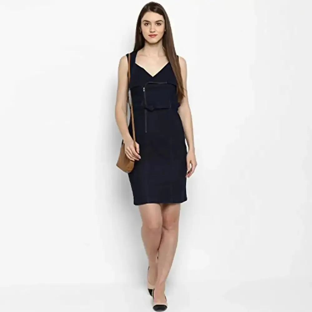 StyleStone Women's Bodycon Knee Length Dress