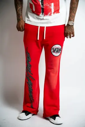 SUICIDAL HEARTS Signature Joggers (RED)