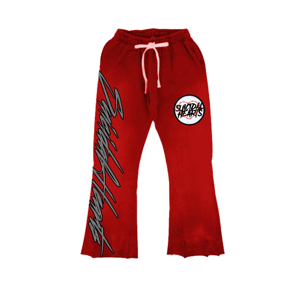 SUICIDAL HEARTS Signature Joggers (RED)