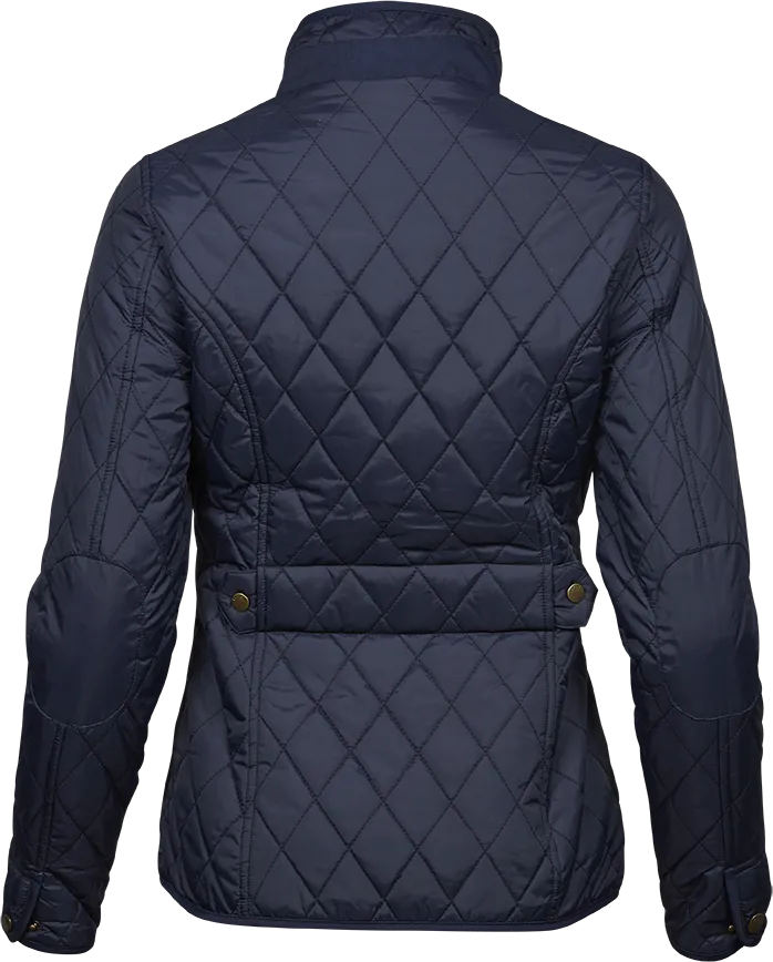 Tee Jays Richmond Ladies Quilted Jacket | Showerproof | Tailored Fit | Navy | S-3XL