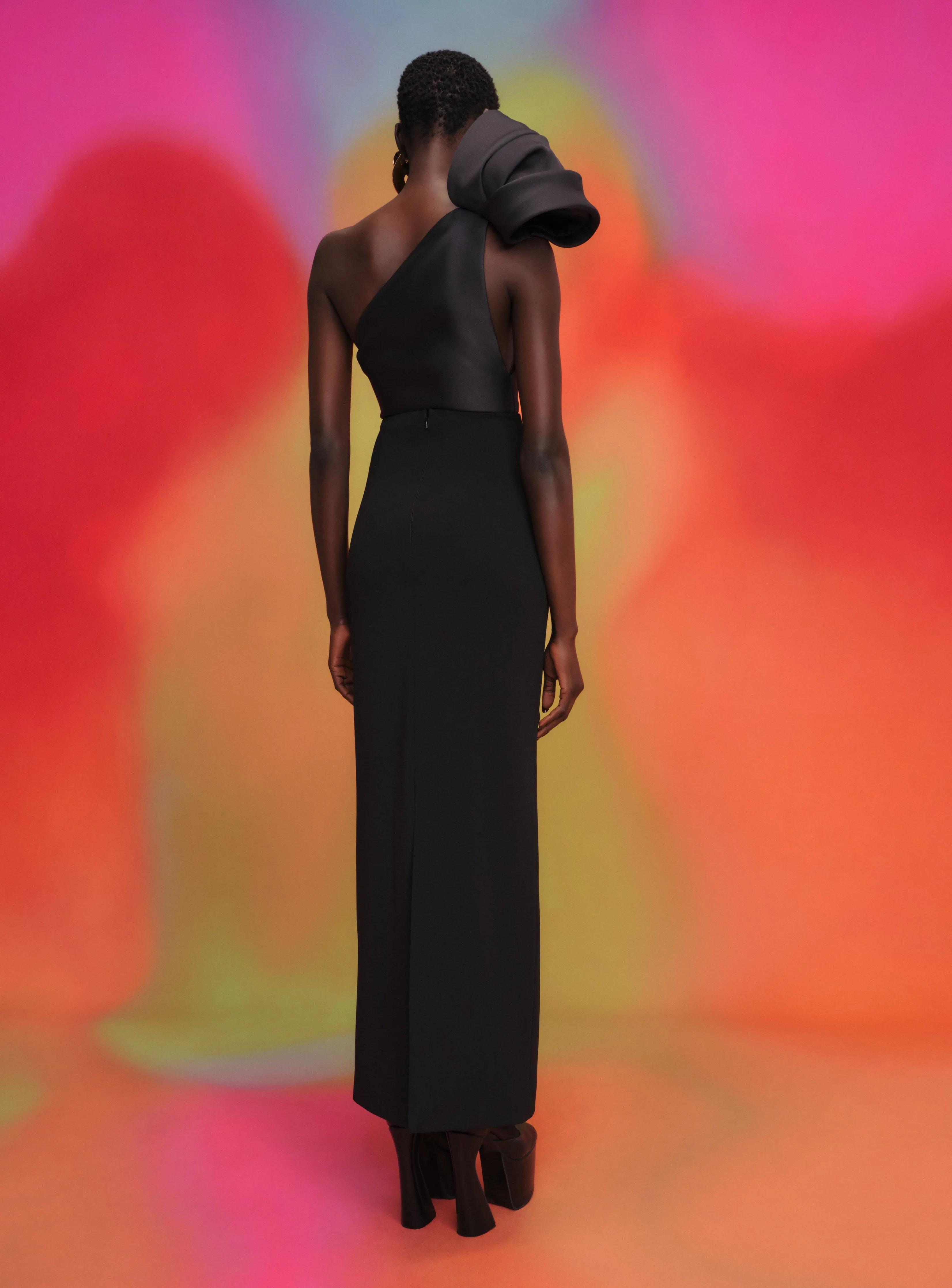 The Rennie Maxi Dress in Black
