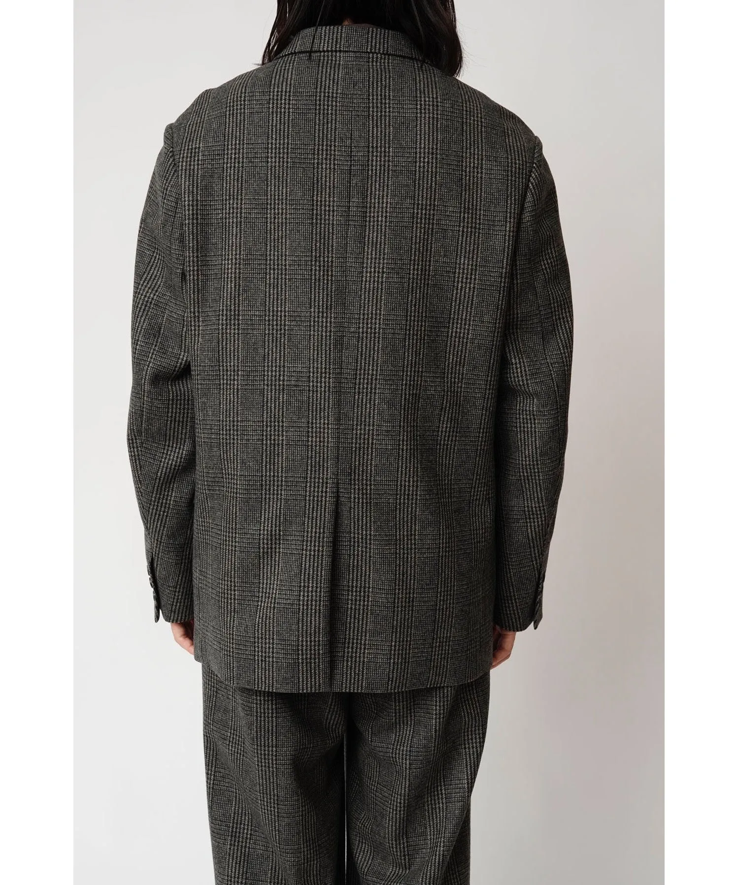 TWEED CHECK 3PATCH POCKET TAILORED JACKET "CHECK"