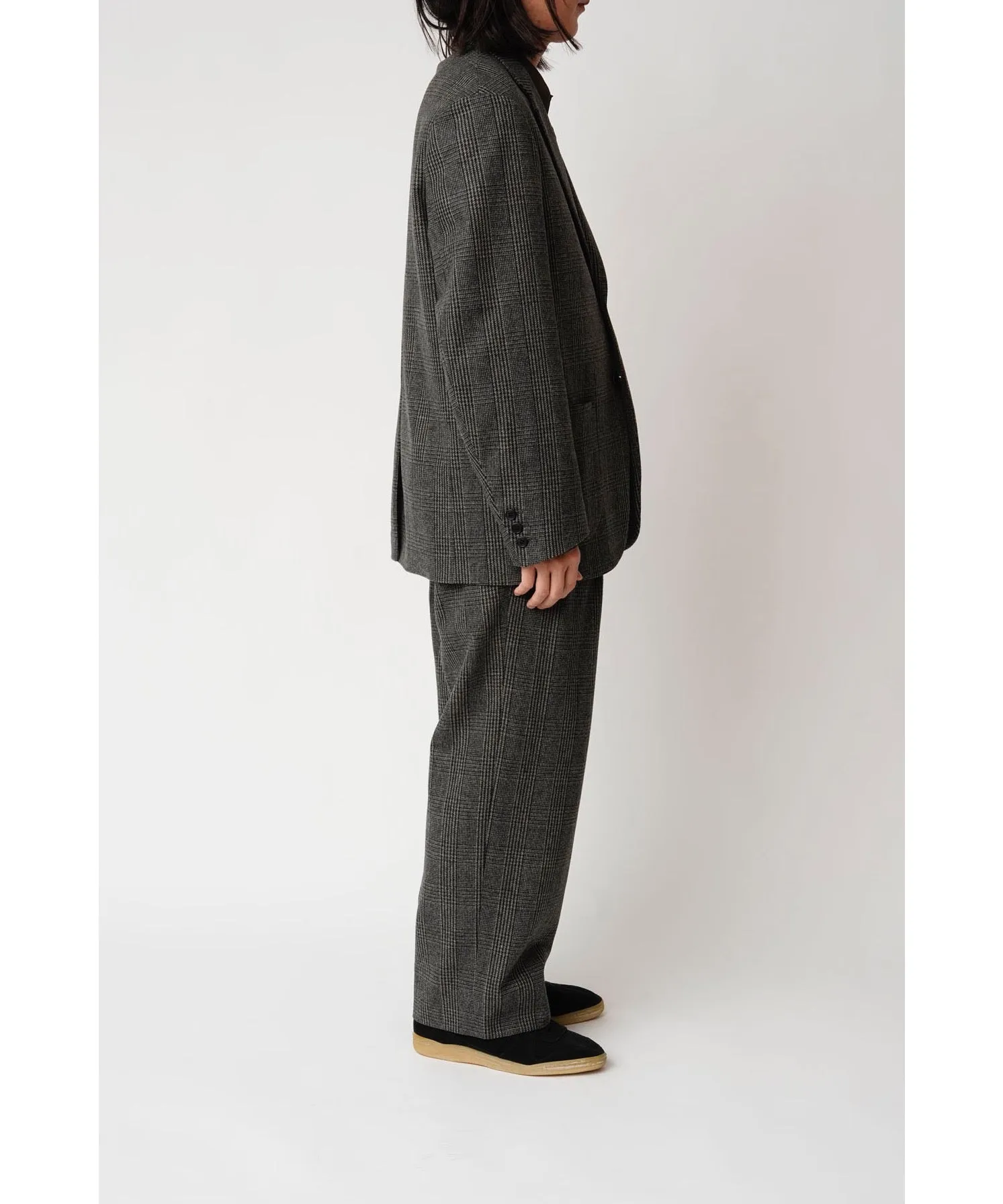 TWEED CHECK 3PATCH POCKET TAILORED JACKET "CHECK"