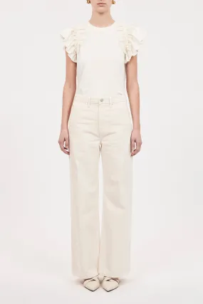 Ulla Johnson - The Willow Jean in Pearled Cowrie