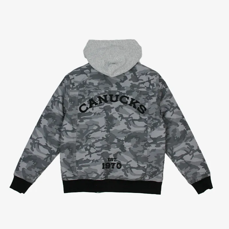 Vancouver Canucks Camo Bomber