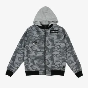 Vancouver Canucks Camo Bomber