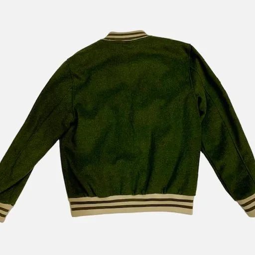 VINTAGE RAG GREEN PATCH VARSITY
