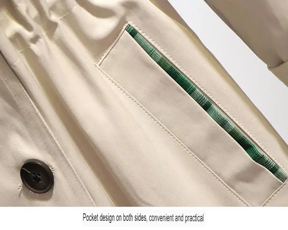 Women's Formal Mid-Length Trench Coat