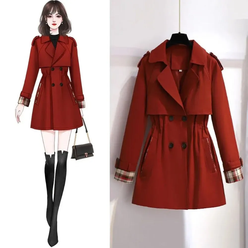 Women's Formal Mid-Length Trench Coat