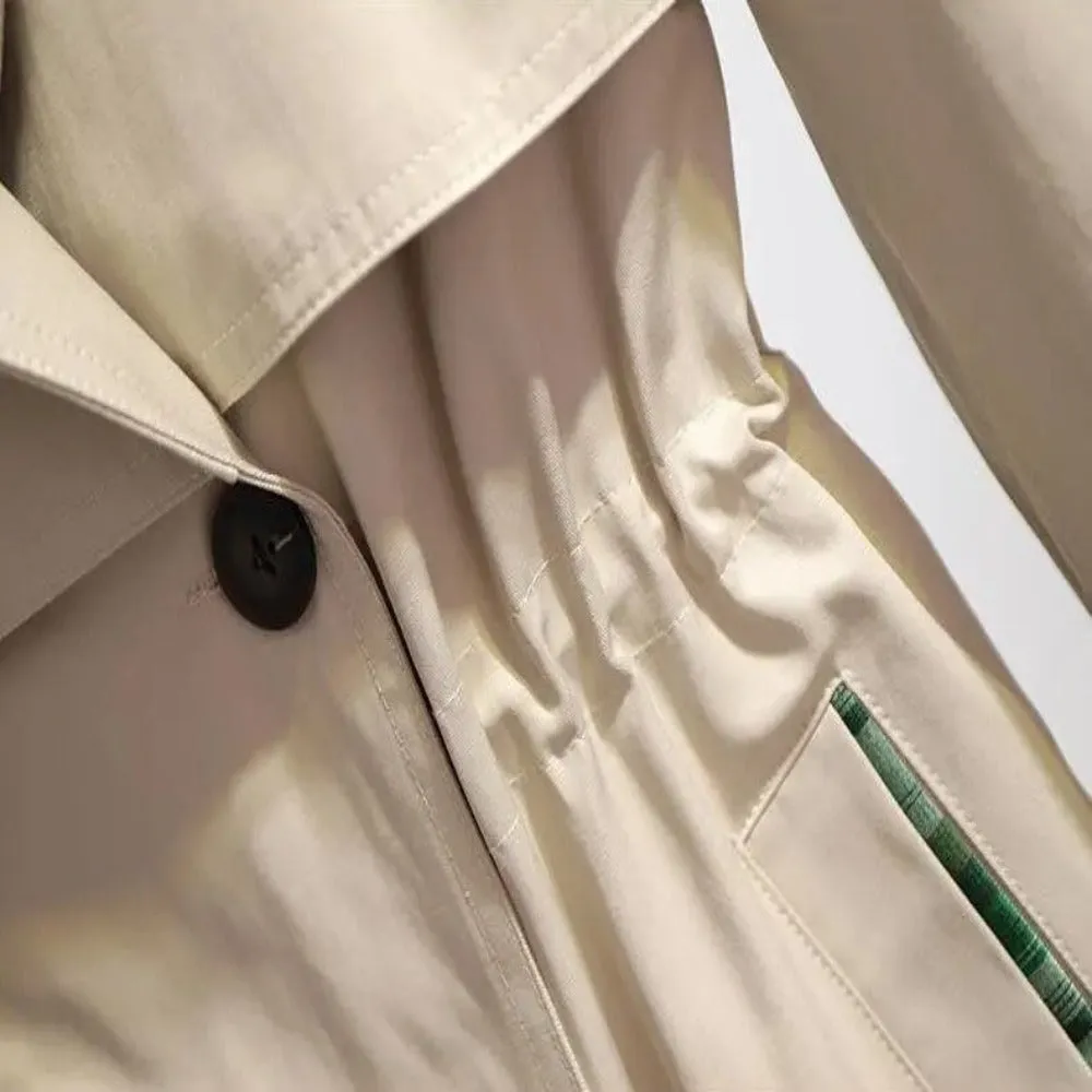 Women's Formal Mid-Length Trench Coat