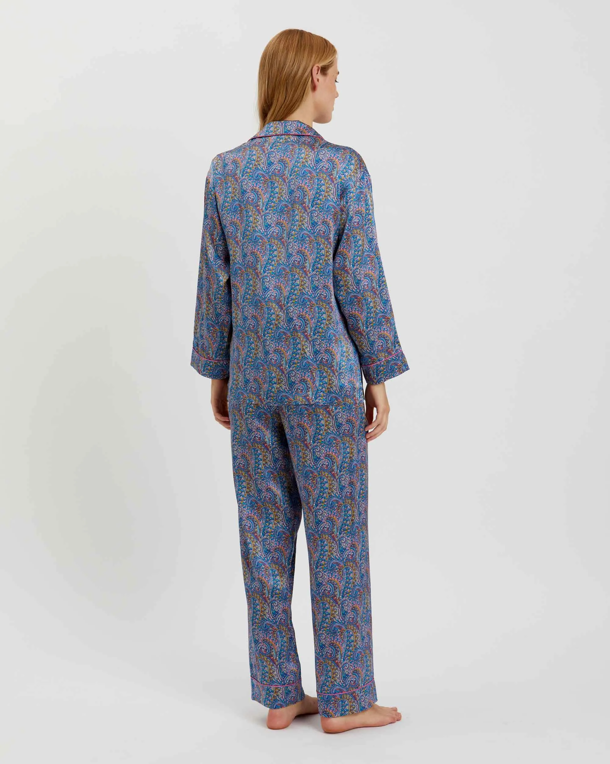 Women's Silk Pyjamas - Tropical Prince