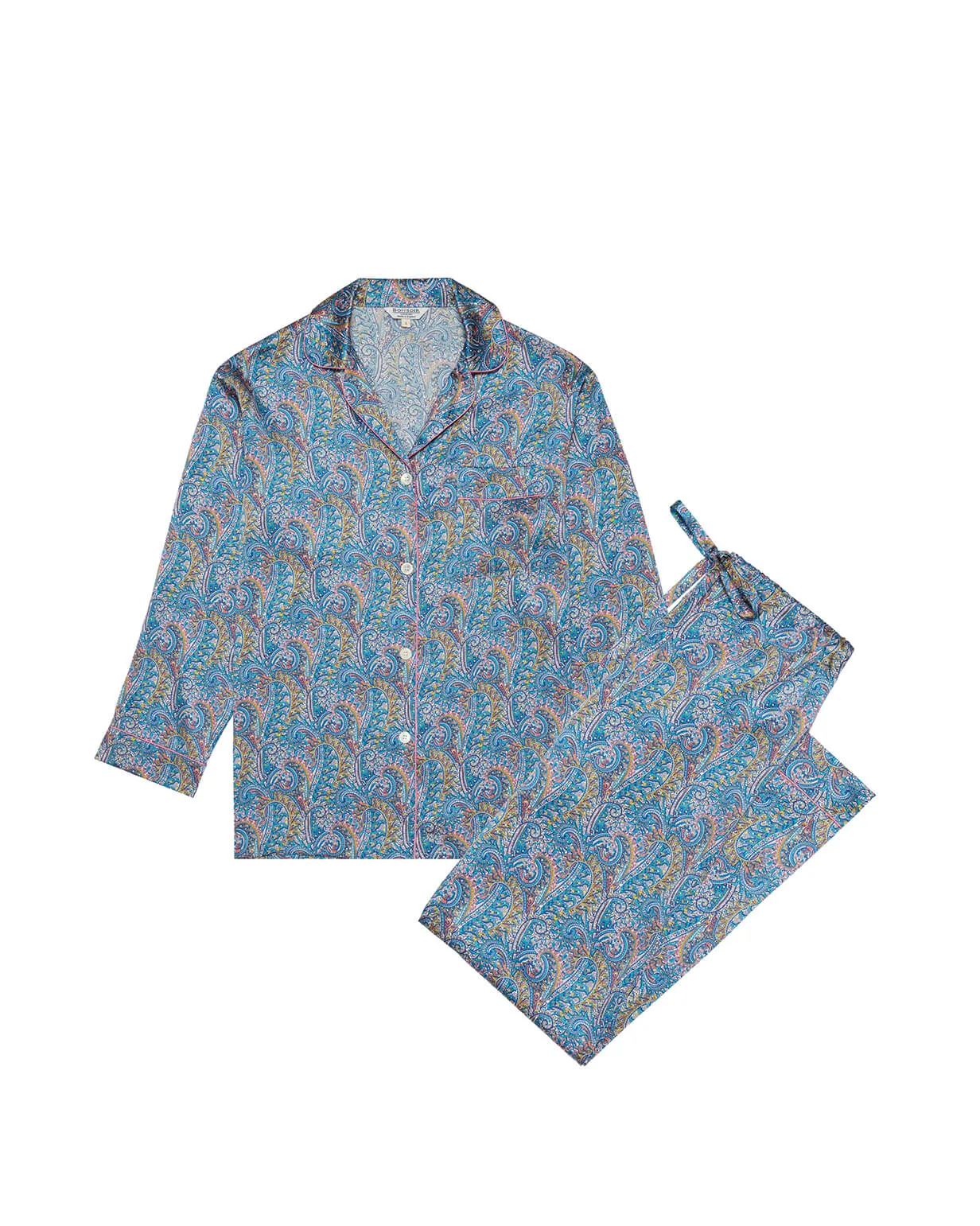 Women's Silk Pyjamas - Tropical Prince