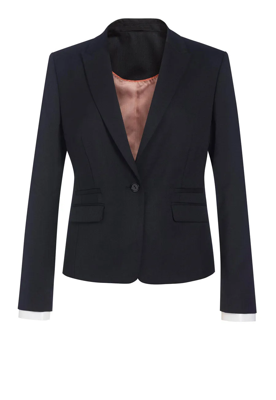 Women's Slim Fit Jacket - Rosewood