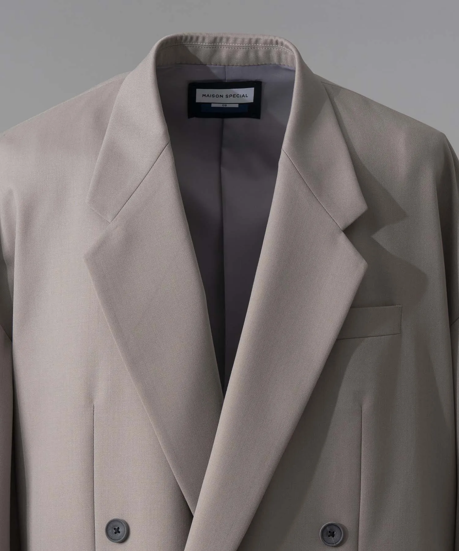 Wool Mix Prime-Over Double Tailored Jacket