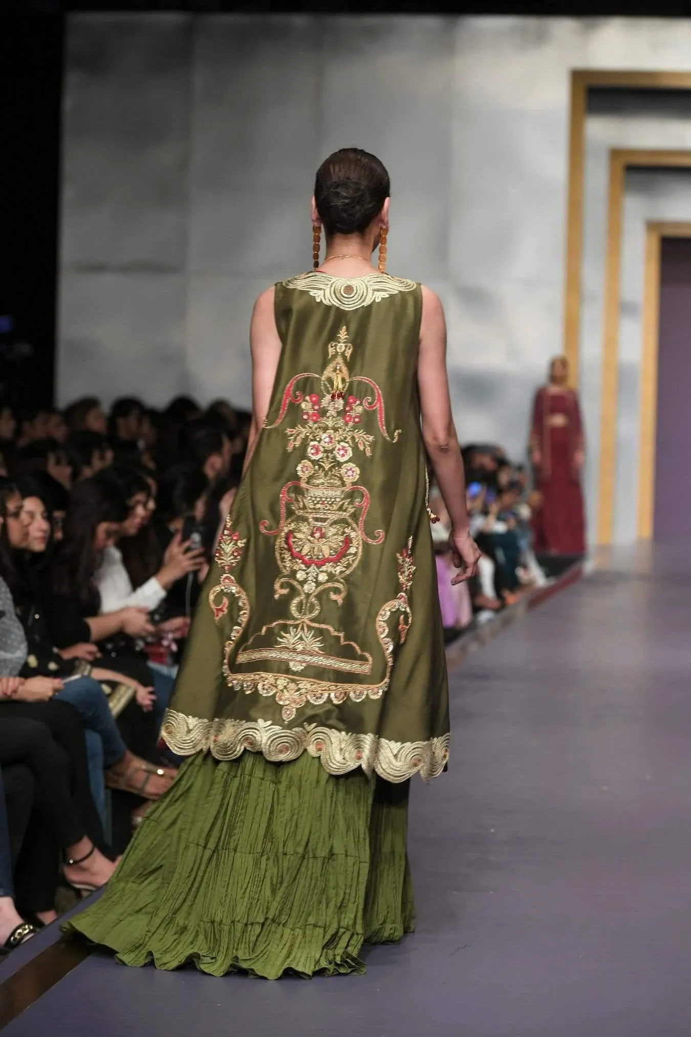 Yasmin Zaman - Green Albanian Jacket - F-188 - 1 Piece