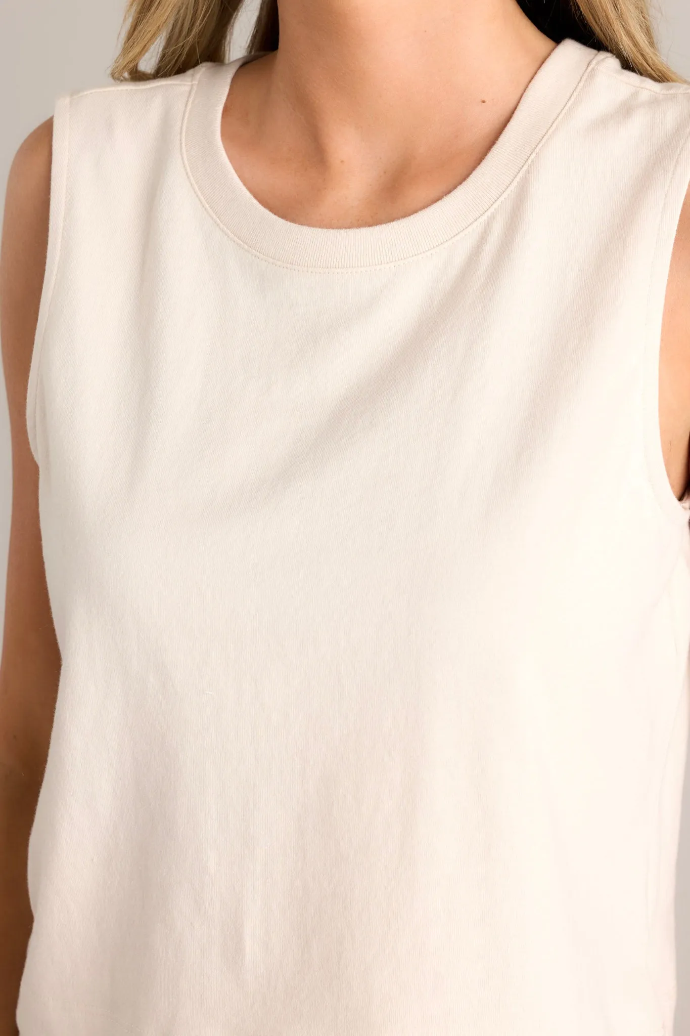 Z Supply Sloane Sandshell Cotton Jersey Tank